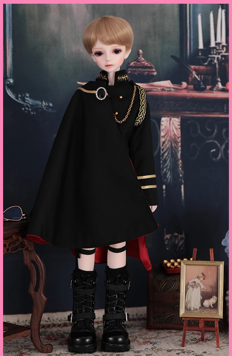 

BJD SD doll baby clothes four-point military uniform suit handsome