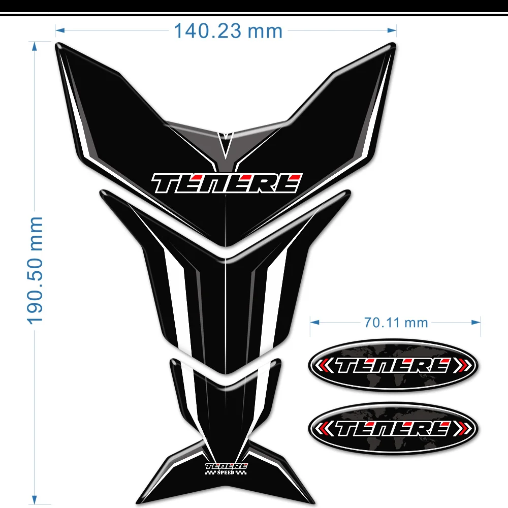 2019 2020 2021 야마하 슈퍼 테네레 1200 XT DX Z XT1200ZE XT1200Z 탱크 패드 프로텍터 스티커 데칼 엠블럼 로고 2017 2018