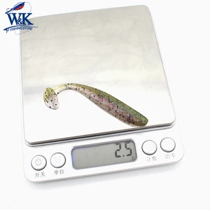 Vinyl Freshwater Soft Bait for Bass Perch, PVC Swing Swimbait, Shrymp Scent Fishing Lure, Hot-Sale, 3 12 main sales vinyl sea fishing - №12