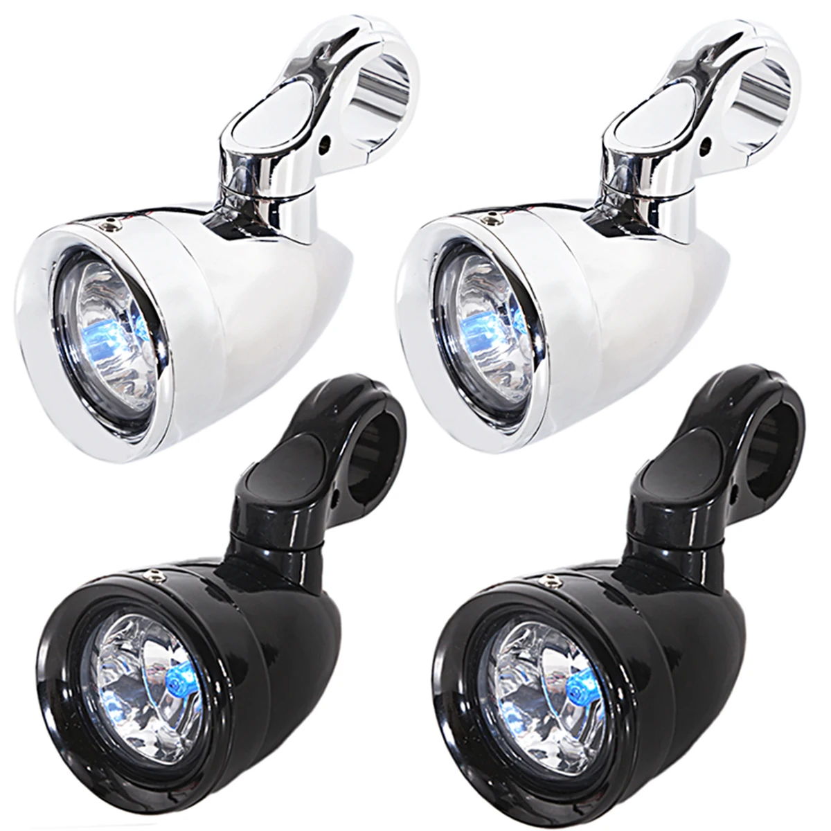 Uniwersalny motocykl światło pomocnicze zestawy dla Harley Sportster Touring przemieszczanie się po ulicy Road King 883 1200 1 1/4 32mm osłony silnika