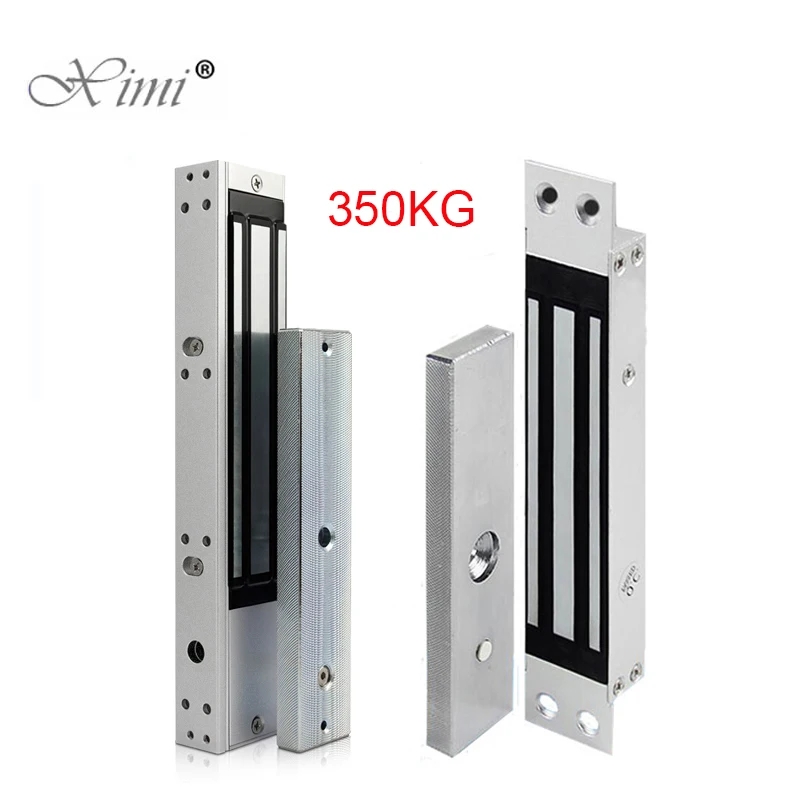 350KG EM Lock With Led Function 12V/24V Fail-Safe Smart Door Lock 800LBS Magnetic Lock With Led Embedded Electromagnetic Lock