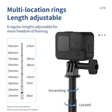 3M Carbon Fiber Selfie Stick 2.7m for GoPro #6