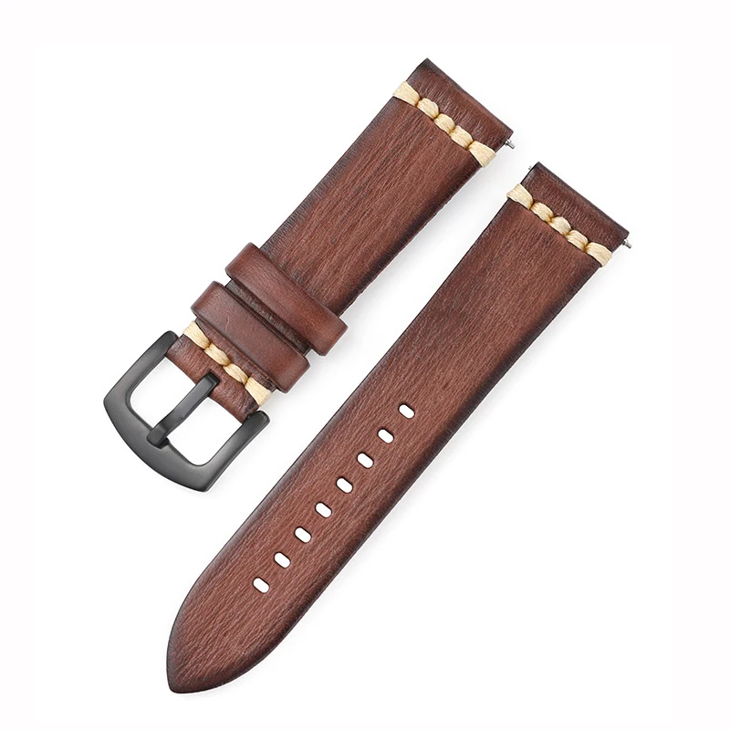 UTHAI G19  Leathe watch strap18mm 20mm22mm 24mm Strap Watch Accessories High Quality Strap For Samsung/Huawei Watchband