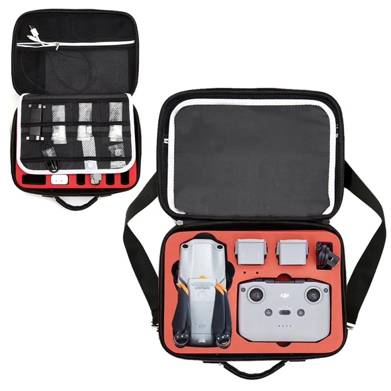 

Portable Single Shoulder Storage Travel Carrying Cover Case Box with Baffle Separator for DJI Air 2S