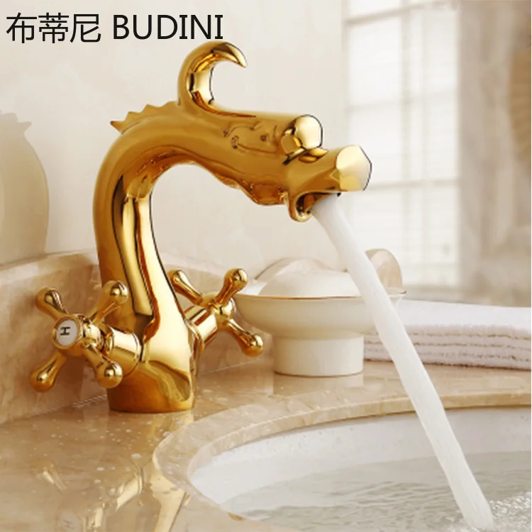 Bathroom Faucet Antique Bronze Finish Brass Basin Sink Solid Brass Faucets Single Handle Water Mixer Taps Bath Crane