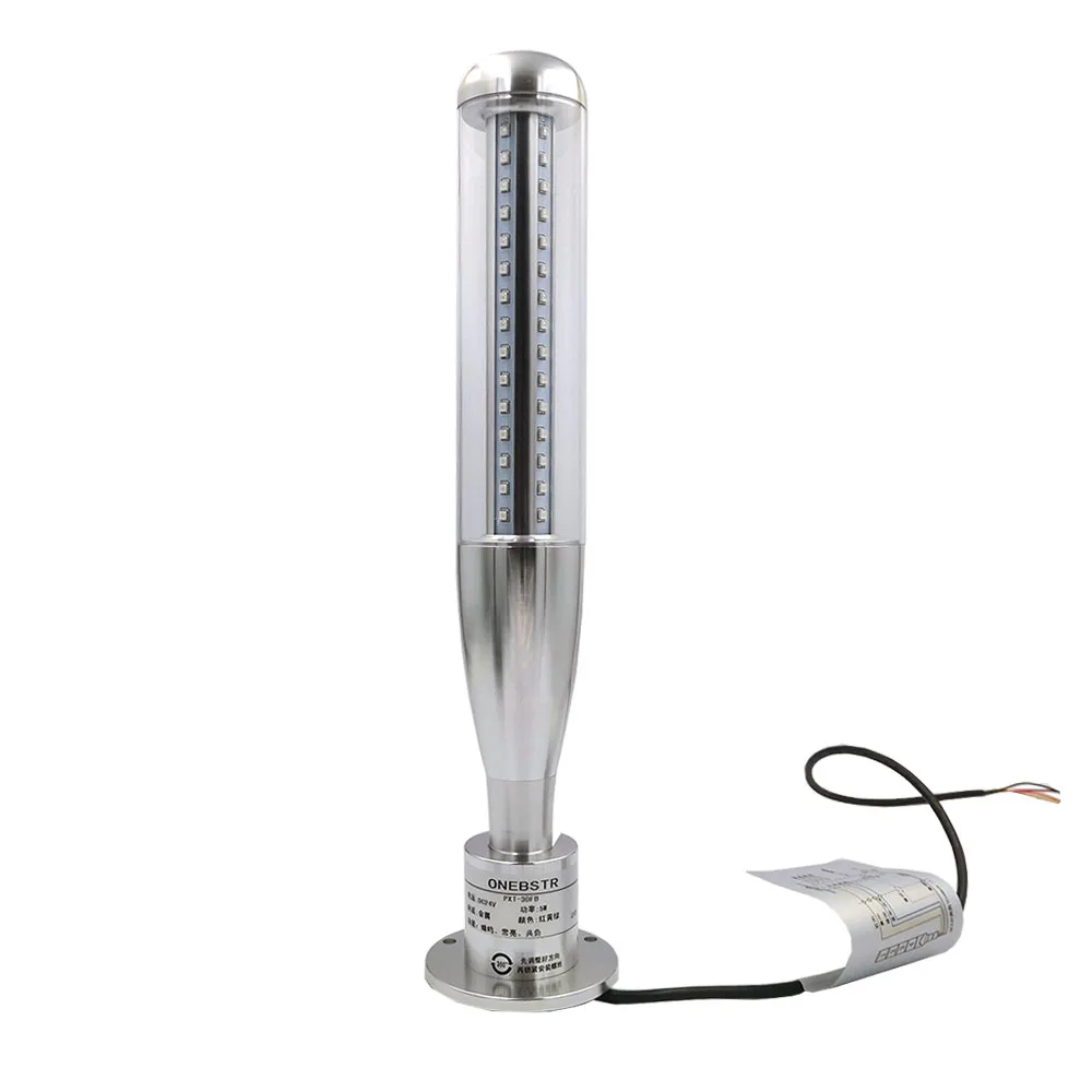 DC 24V LED Pilot Signal Lamp Machine Working Warning Indicator Light Sinyal Lambası Zwaailamp All Metal Type Durable GoodQuality