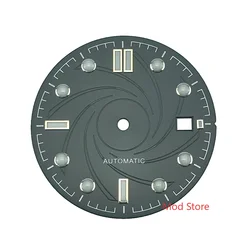 New Arrival 31mm Black Watch Dial Wristwatch Plate Parts Set For ETA2824 Miyota8215 Mov't Bond Limited Edition Style Mens Watch