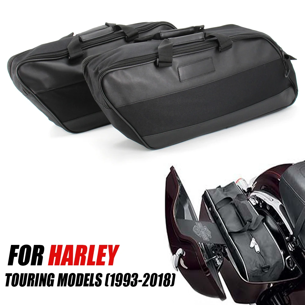 For Harley Touring Road King Electra Street Glide Ultra Tour FLTR FLHX 93-20 Motorcycle Saddle Bag Luggage Rack Liner Saddlebag