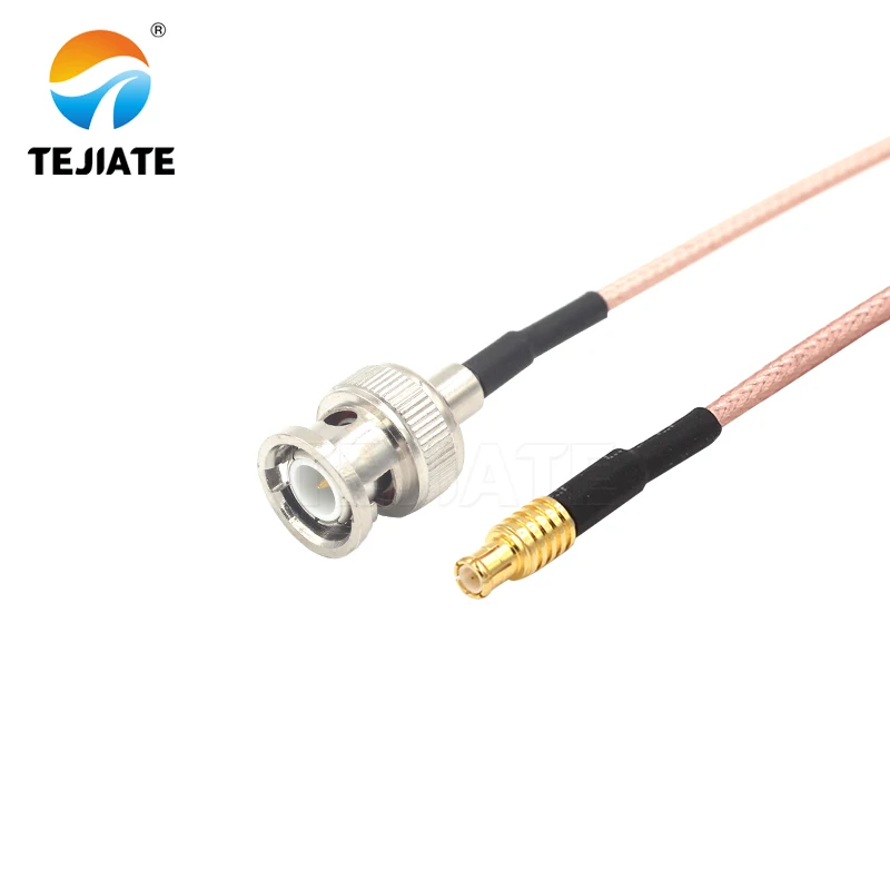 1PCS TEJIATE Adapter Cable MCX To BNC Type MCXJ Convert BNCJ 8-90CM 1M 1.5M 2M Length Connector RG316 Wire