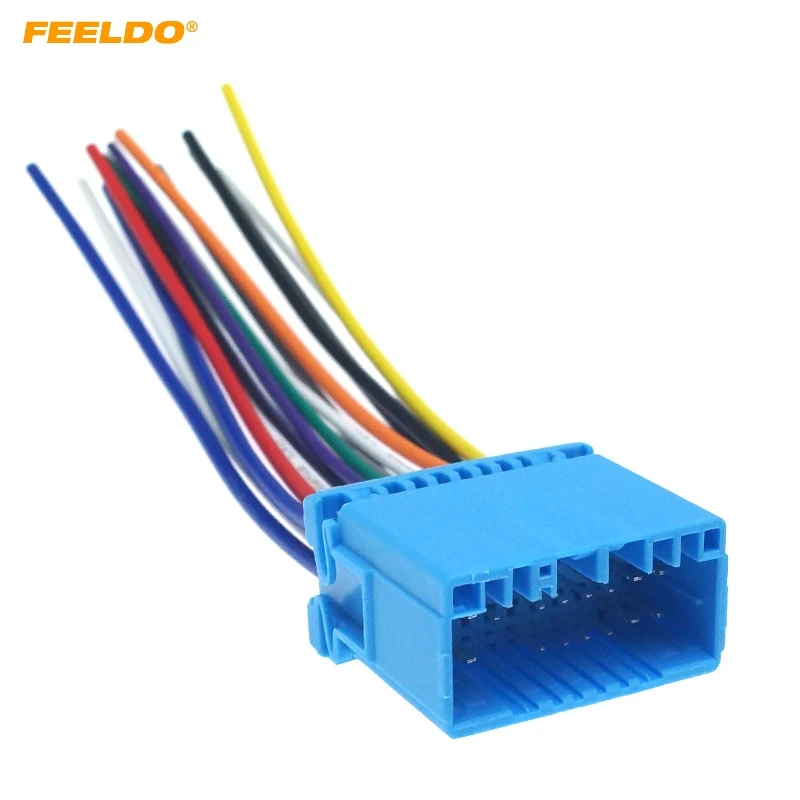 

FEELDO Car Aftermarket Audio Radio Stereo Wiring Harness For HONDA/ACURA/ACCORD/CIVIC/CRV Installation #2244