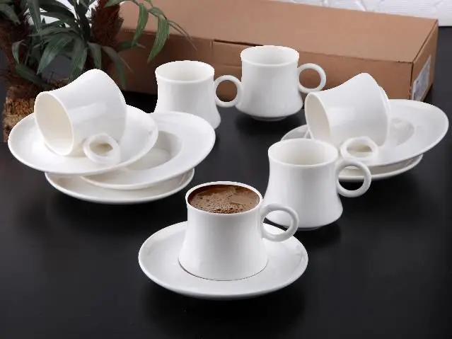 DOLBOVI 6 Personality Simple Porcelain coffee cup cup Pad Set (PE-7018) PT2 mug кружка coffee cup cup