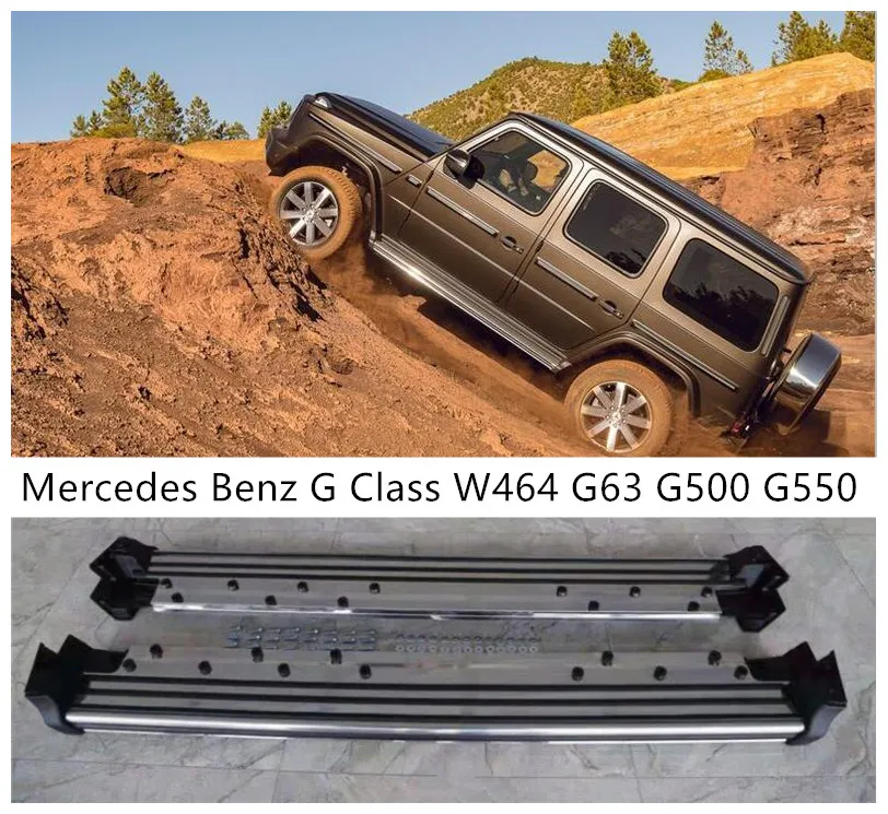 

Подножки для Mercedes Benz G Class W464 G63 G500 G550 2019 2020 2021, боковые ступенчатые педали, высококачественные подножки Nerf