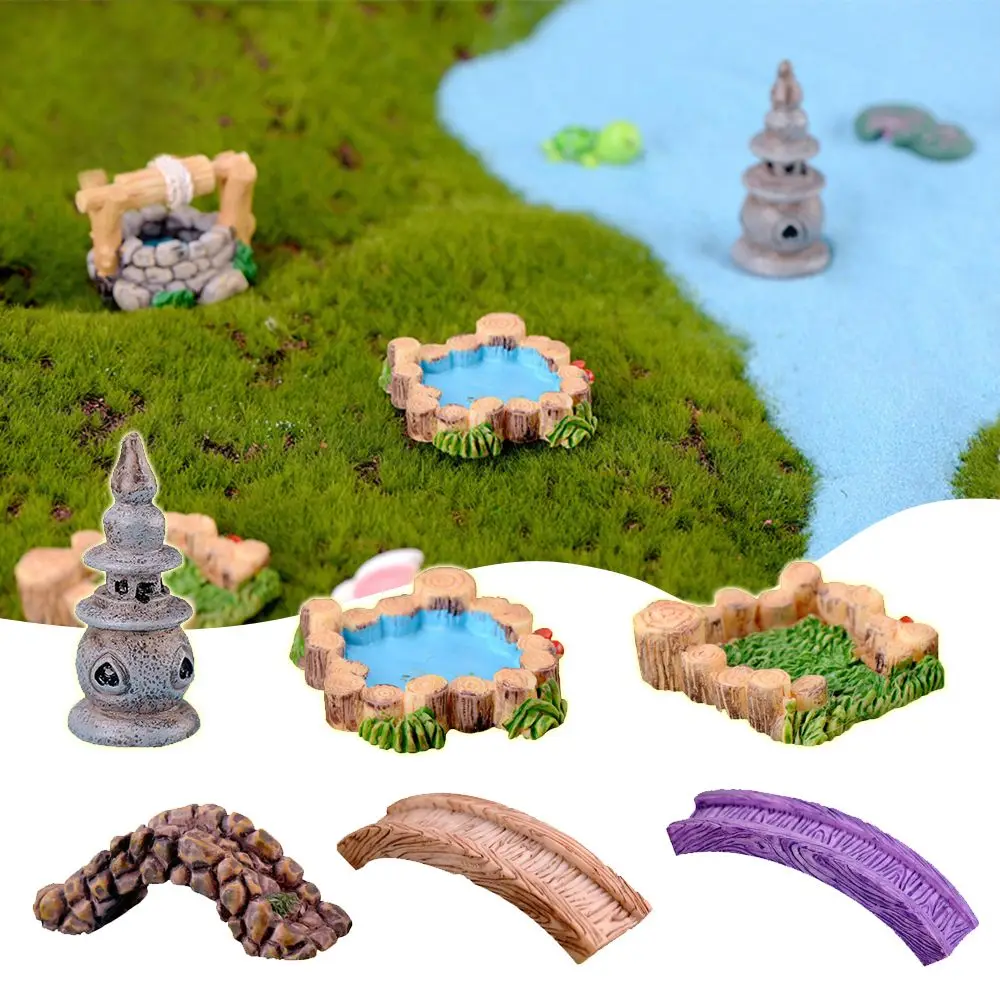 Garden Decor Gadget Lighthouse Miniature Figurines DIY Craft Ornament