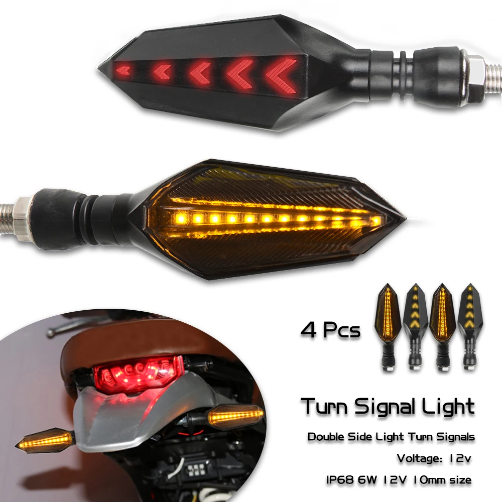 

LED Turn Signals Light Flasher Tail Lamp Indicator Lighting For YAMAHA MT03 MT25 MT09 MT10 MT 03 07 09 10 TRACER 900 GT 900GT