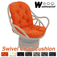 Patio Rattan Swivel Chair Rocker Cushion Garden Removable Seat Pad Garden Furniture Patio Desk Recliner Rocking Chair Cushion