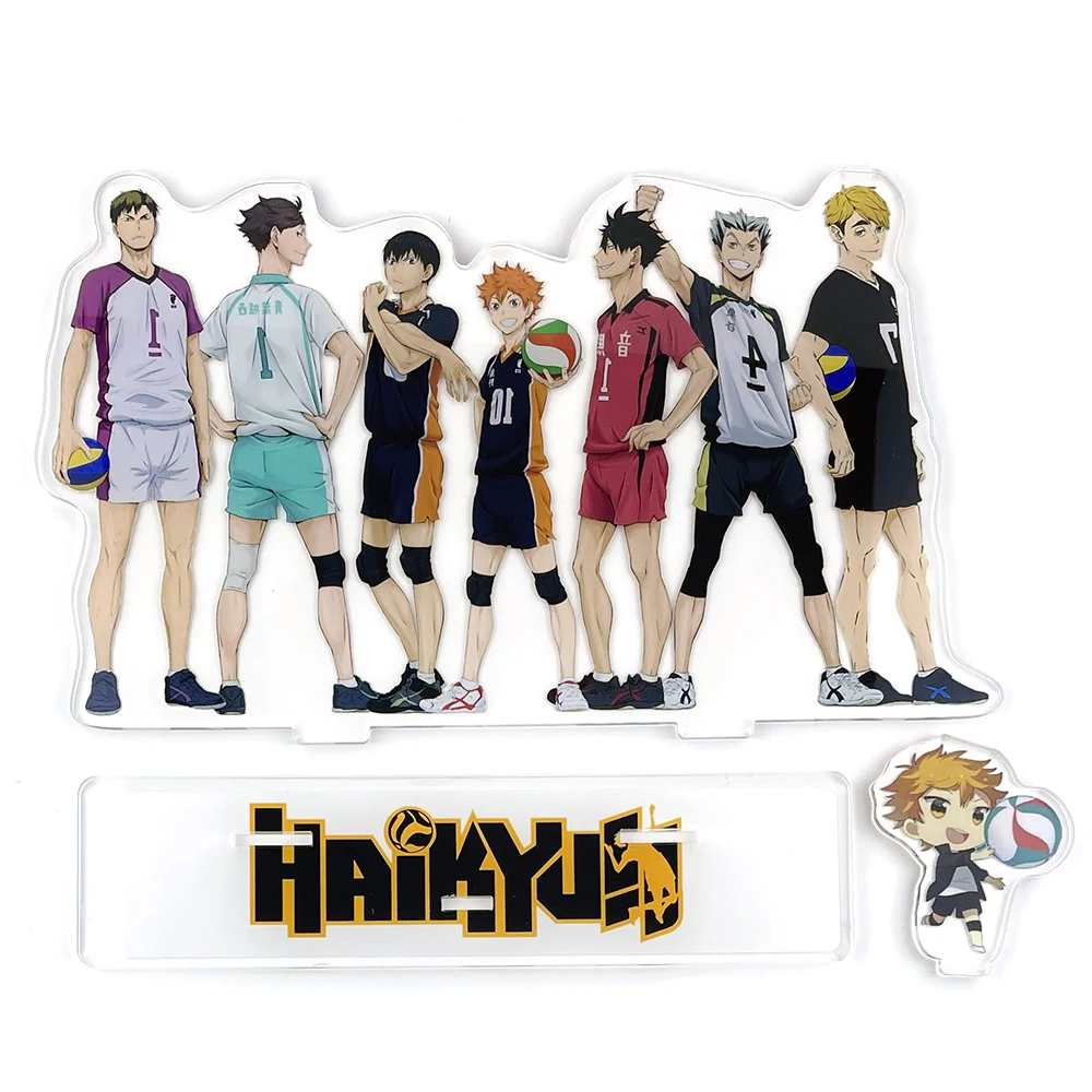 BIG SIZE Haikyuu!! group Hinata Kageyama Oikawa Kuroo Ushijima Kotaro GM acrylic stand figure model  holder cake topper anime