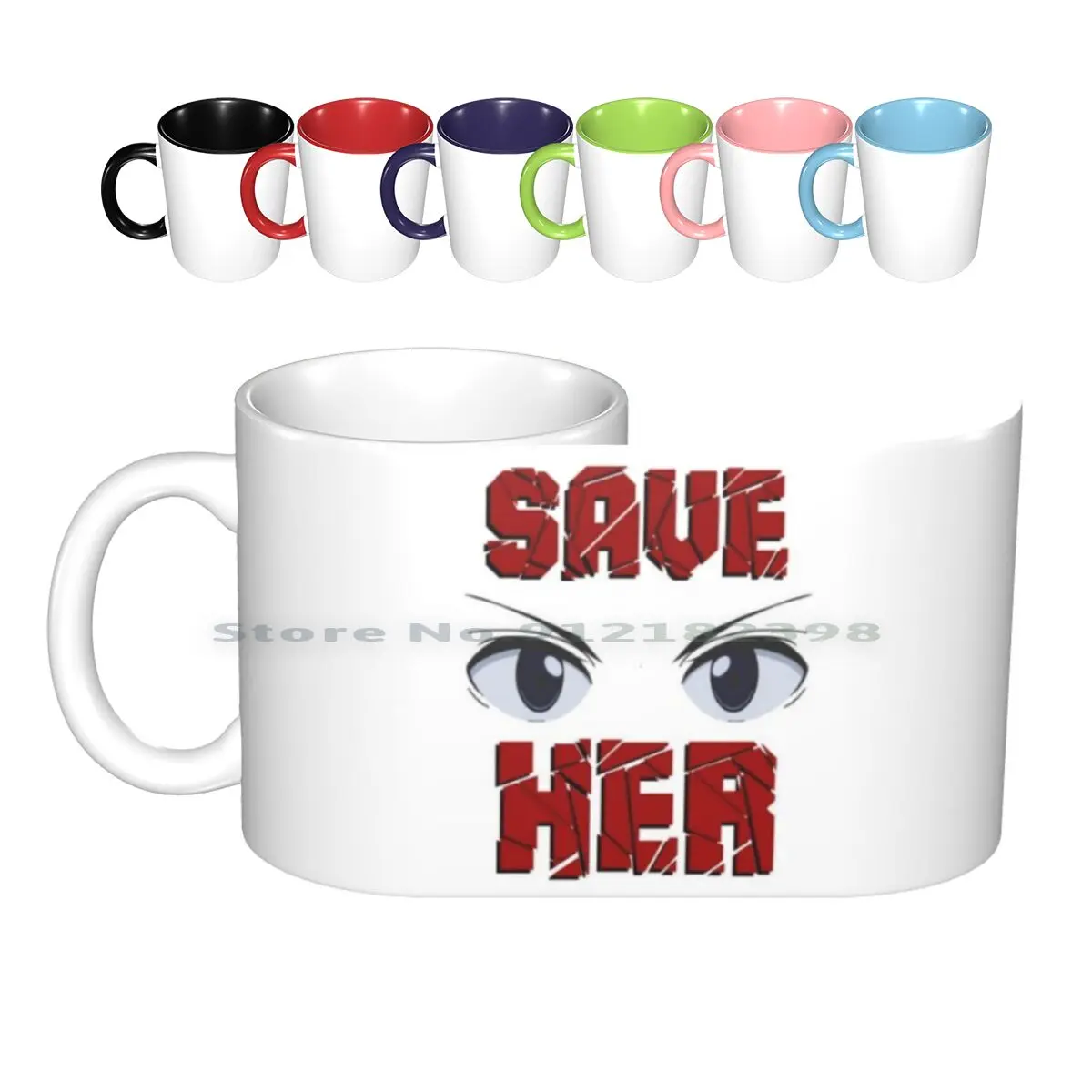 Hero's Eyes-Erased-Save Her Ceramic Mugs Coffee Cups Milk Tea Mug Erased Anime Erased Kayo Hinazuki Review Satoru Fujinuma