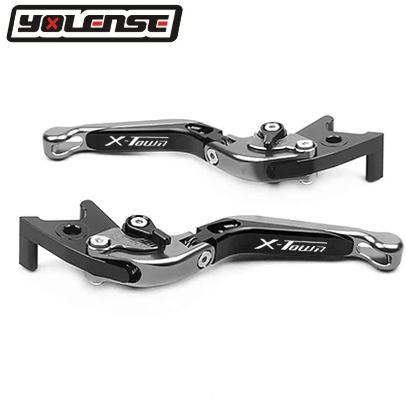 For KYMCO X-TOWN 125i X-TOWN 300i X TOWN 125i 300i Motorcycle Accessories Adjustable Folding Extendable Brake Clutch Levers