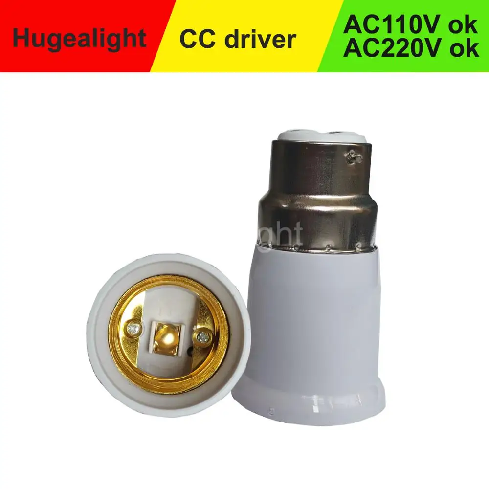 b22 to e27 converter socket Fireproof Material Lamp Holder Converter Socket light Bulb Base type Adapter