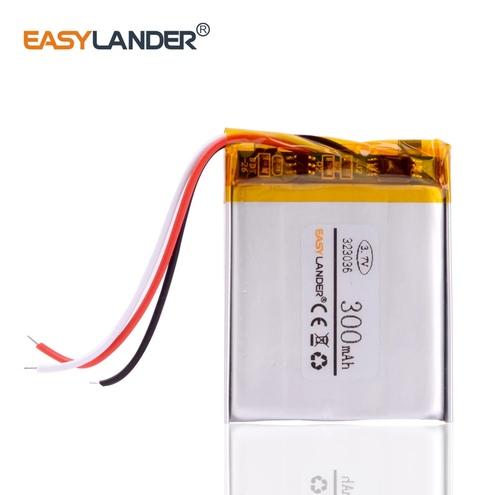 3 linia 323036 3.7V 300mAh baterie litowo-polimerowe oryginalna wymiana sansa na klips sansa + odtwarzacz mp3 353035