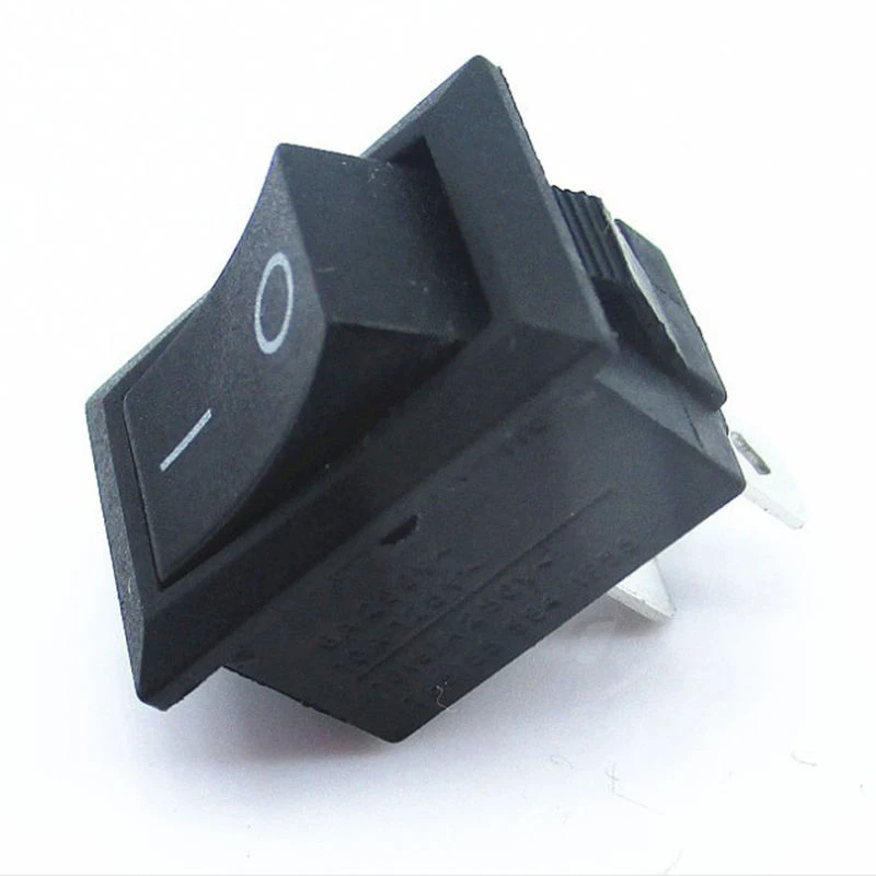 10Pcs Auto Car Truck Boat Round Rocker DC 12V 16A 2-Pin ON/OFF Toggle SPST Switches Rocker Switch 10*15mm