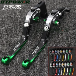 Motorcycle Adjustable Brake Clutch Lever For Kawasaki KLR650 klr 650 1987-2008 2007 2006 2005 2004 2003 2002 2001 2000