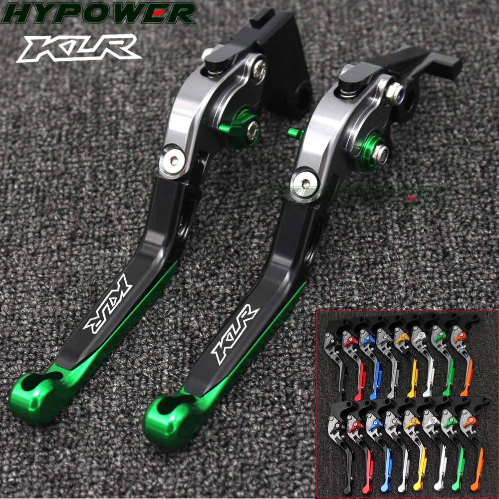 Motorcycle Adjustable Brake Clutch Lever For Kawasaki KLR650 klr 650 1987-2008 2007 2006 2005 2004 2003 2002 2001 2000