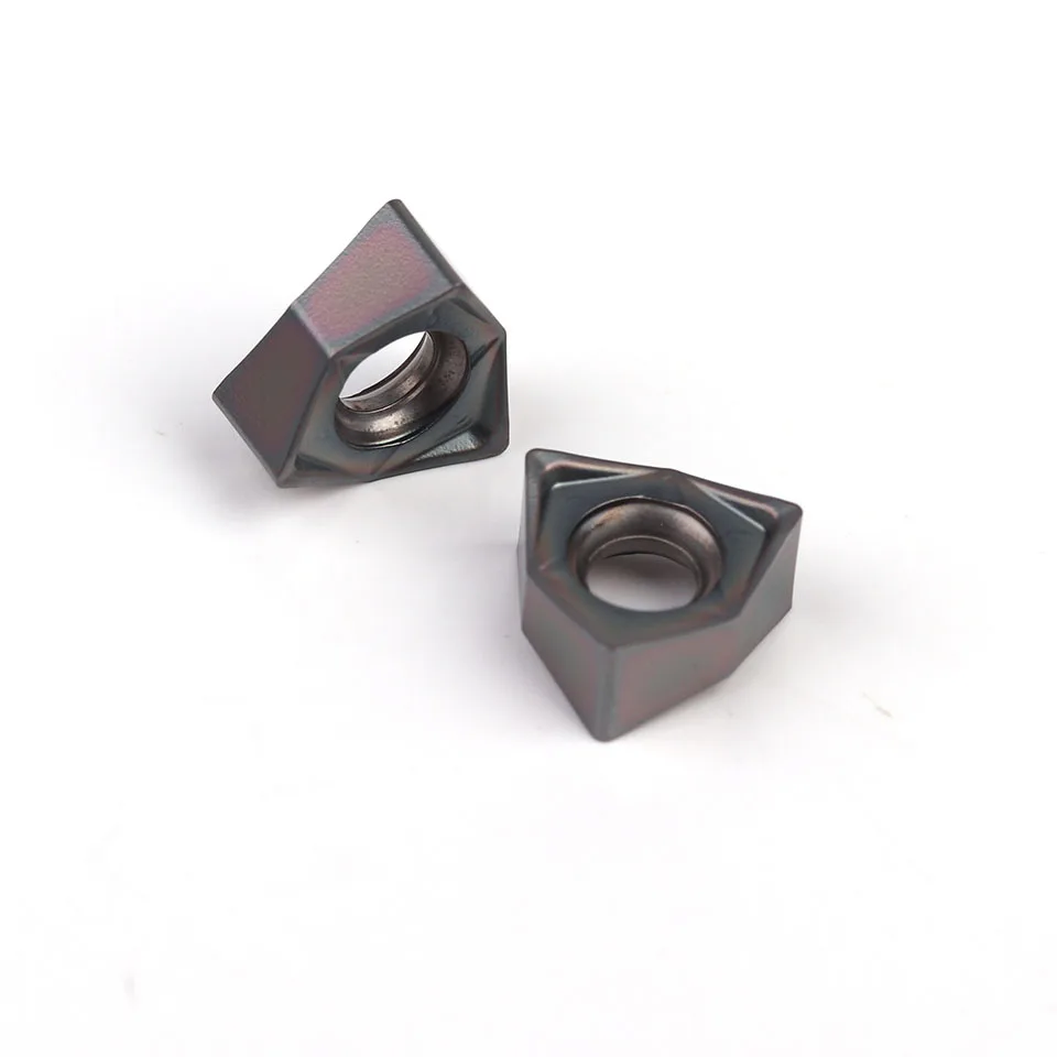 WNMU040408 Gm Hoge-Kwaliteit Dubbelzijdige Zeshoekige Snelle Feed Carbide Draaien Hulpmiddel 100% Originele Authentieke Gehard Staal