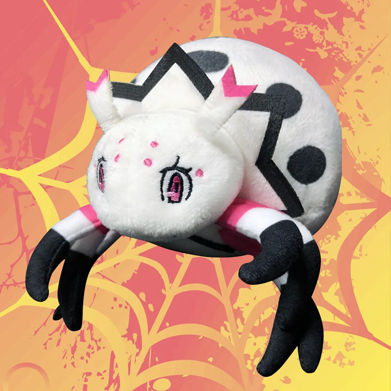 18cm New Reincarnation Spider How To Anime Surrounding Cute Spider Spider Doll Cure Insect Doll White Woven Plush Toy