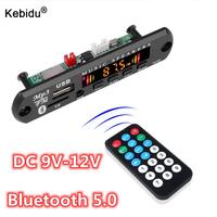 kebidu 9V 12V Car MP3 WMA Decoder Board Audio MP3 Player USB TF FM Radio Module Wireless Bluetooth 5.0 For Car