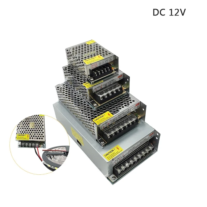 CCTV Camera System Switching Power Supply Driver Adapter AC110-220V DC 5V/12V/24V 5A 10A  20A 30A Transformer for CCTV Camera