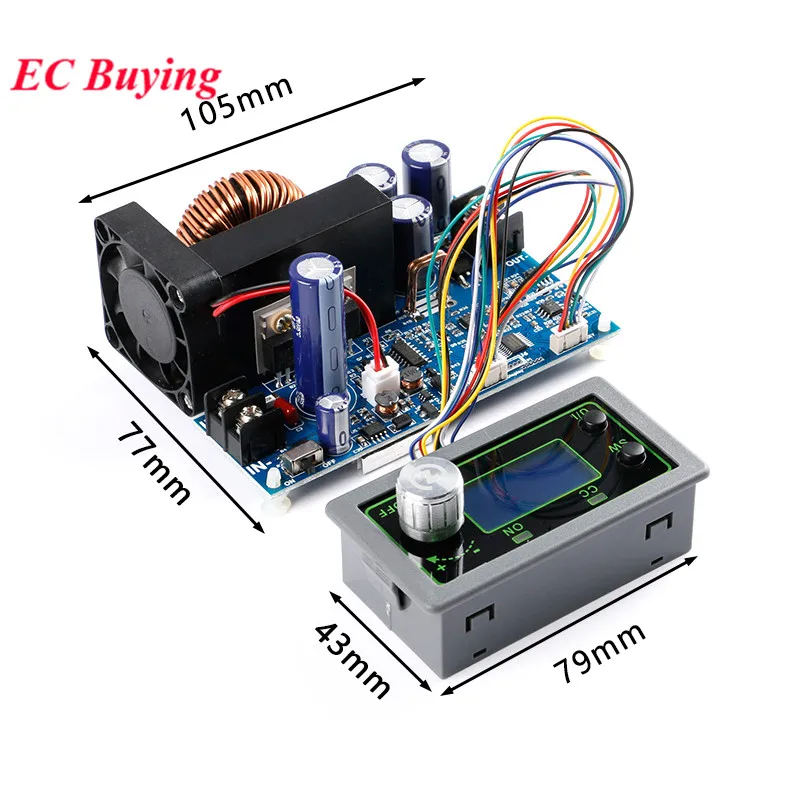 WZ5020L WZ5005L WZ5012 DC 50V 5A 250W 12A 600W 20A 1000W Power Supply Adjustable CNC Step-down Voltage Current Meter LCD Display