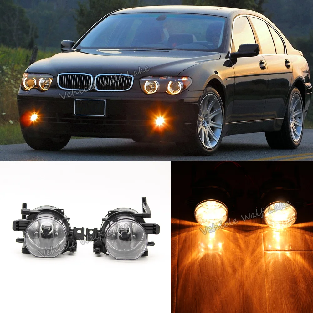 

Halogen Fog Lamp For BMW 7 Series E65 E66 730 740 745d 735 745 760 2001 2002 2003 2004 2005 Front Fog Lights Fog Lamp with Bulbs