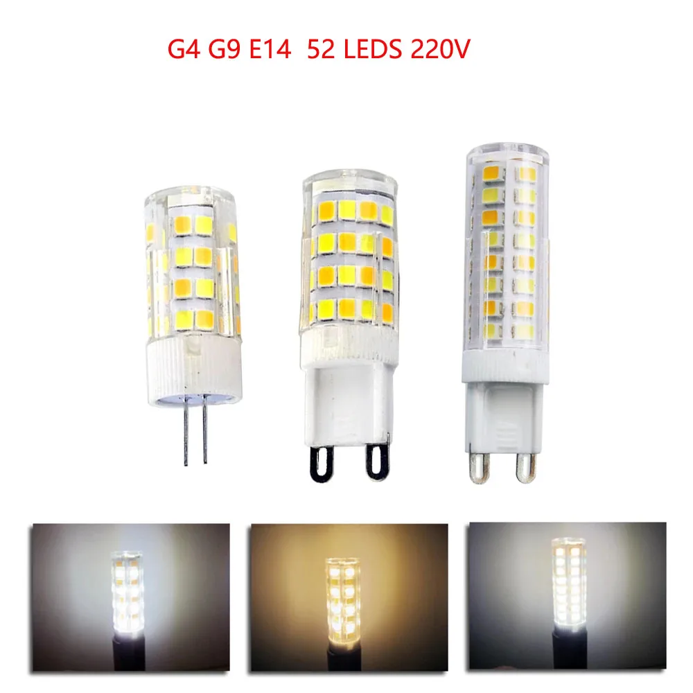 

100pcs LED Dimmable Bulb G4 G9 E14 Three color Dual Color Mixed 3000K 4000K 6000K Chandelier Pendant Crystal Light Bulb 220V