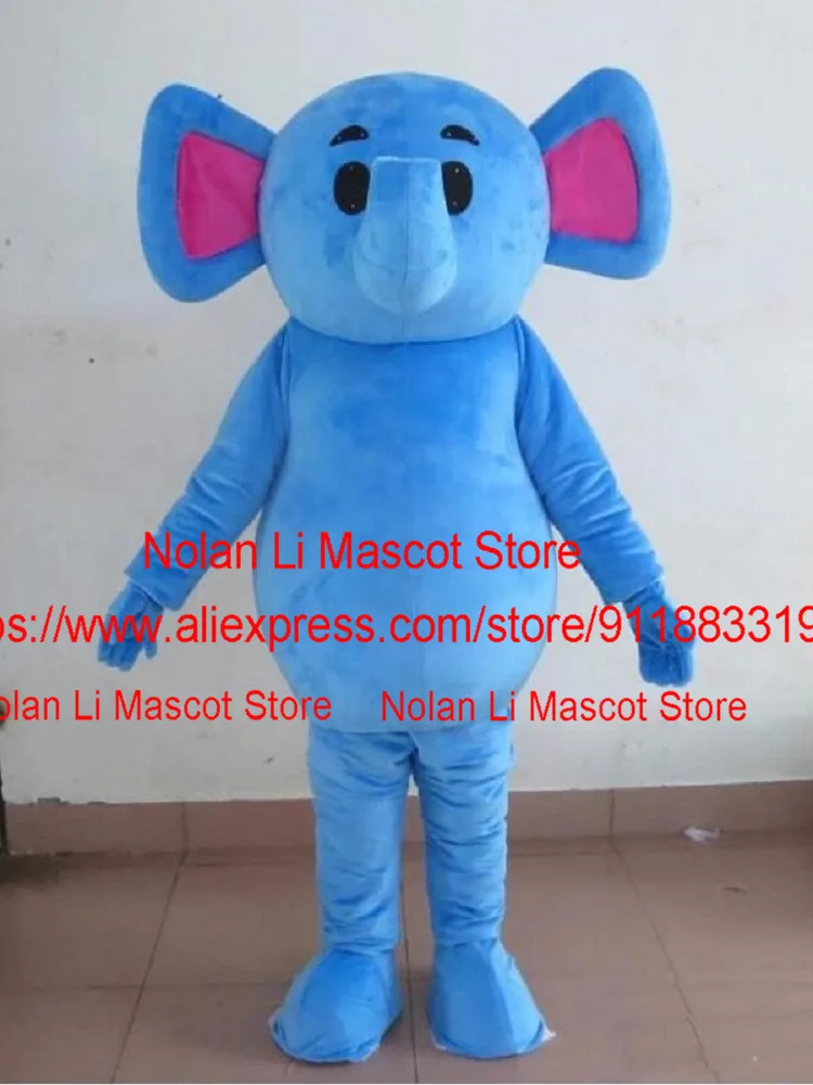 Fashion Design Elephant Mascot Costume Cartoon Suit Role-Playing Movie Props Masquerade Walking Advertising Display 1238