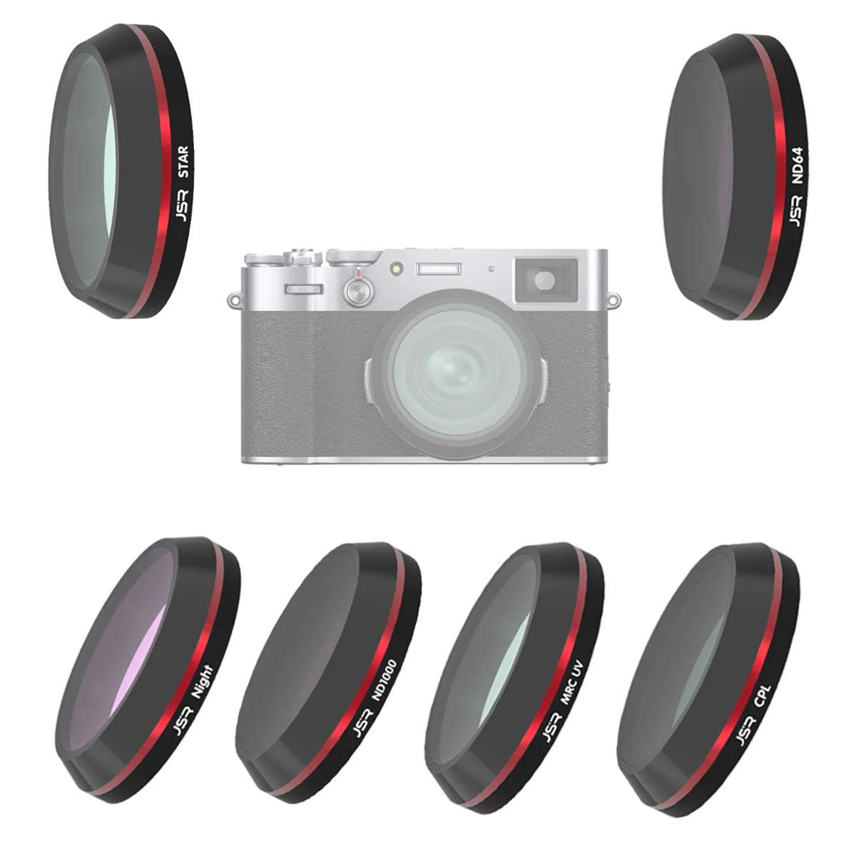 UV CPL PL ND64 ND1000 Star Night Neutral Density Glass Lens Filter Protector dla Fujifilm Fuji X100 X100T X100F X100V X100VI