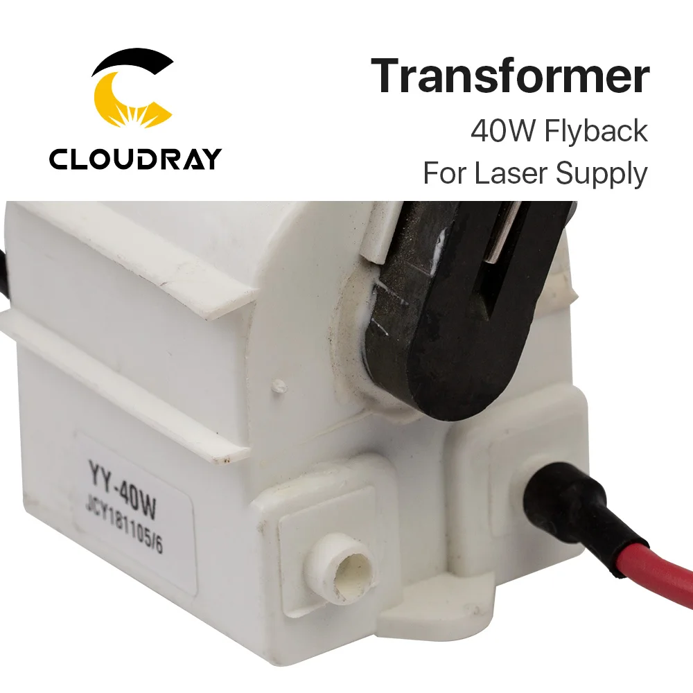 Cloudray 40W High Voltage Flyback Transformer Model B for CO2 40W Laser Power Supply