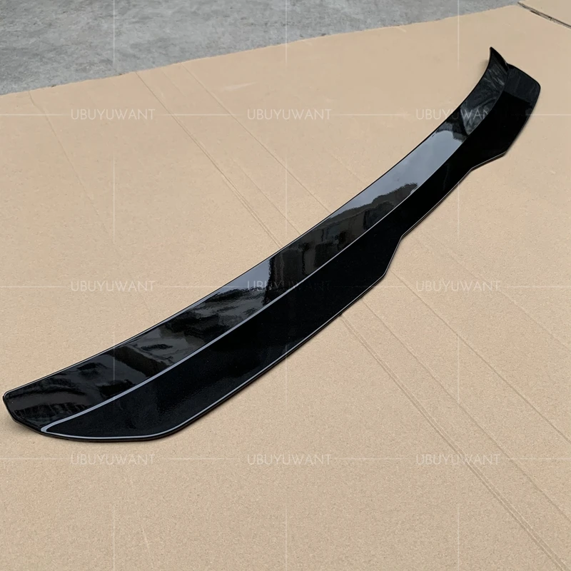 For Peugeot 3008 2014-2018 Rear Roof Lip Spoiler ABS Gloosy Black /Carbon Fiber Color Car Tail Wing Decoration Hatchback Spoiler