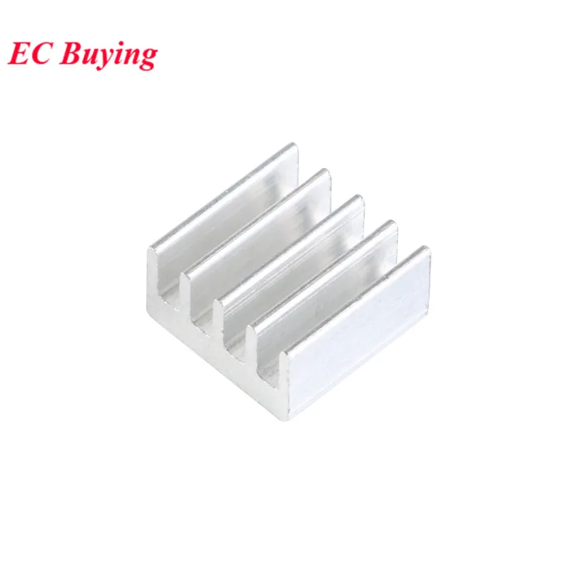 20pcs 8.8x8.8x5mm Heatsink Radiator Cooling Fin Aluminum Heat Sink A4988 8.8*8.8*5mm for Electronic Chip LED IC Transistor