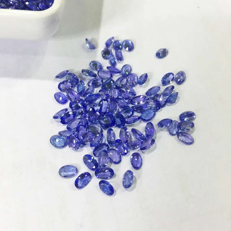 Genuine Natural Tanzanite Loose Gemstone 1PCS Genuine Tanzania origin Diy  Jewelry for Silver Gold Ring Women Party Gift
