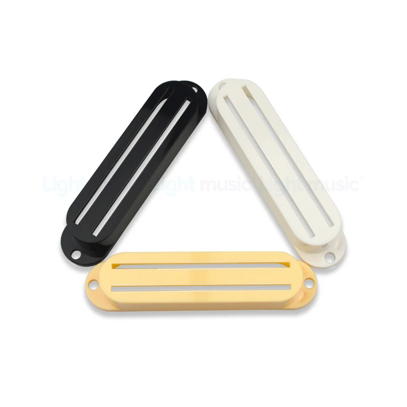 3pcs Dual Rail Humbucker Pickup Covers for ST/TL Style Electric Guitar Plastic Pickup Cover Case Electric Guitar Accessories