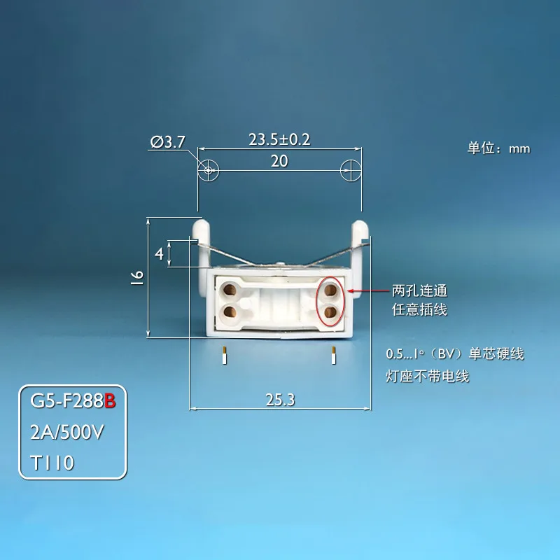 2 stücke G5-F288B leuchtstofflampe halter LED T5 lampe rohr