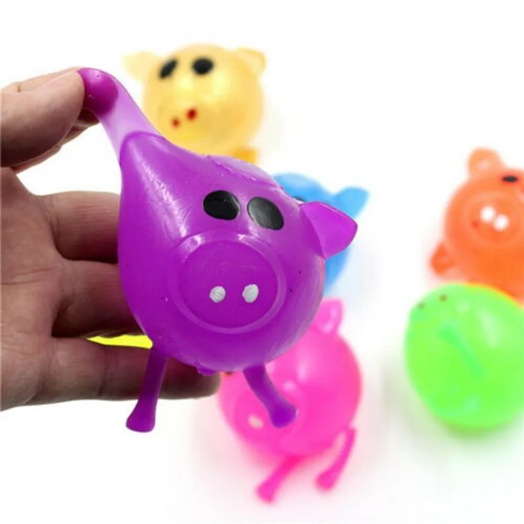 1Pcs squishy anti-stress Cute Pig Splat Water Pig Ball Vent Toy Venting Anti Stress Sticky funny gift toys For Children J0112