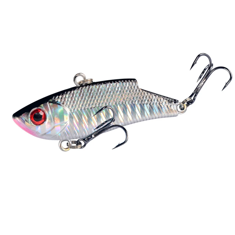 1 PC 5.5cm/9g trudne Fishing Lure VIB grzechotka hak łowienie ryb wibracje grzechotka hak przynęty ołówki sprzęt wędkarski