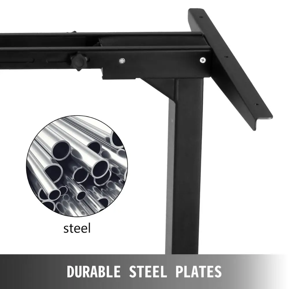 Электрическая регулируемая по высоте настольная рама с двойным мотором и рамкой для управления памятью, рабочая станция, компьютерный стоечный стол