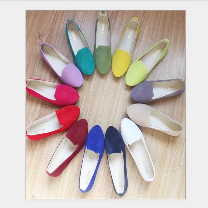 Autumn Ladies Shoes Ballet Flats Women Flat Shoes Woman Ballerinas Casual Shoe Chaussure Femme Loafer Zapatos Mujer size 35-43