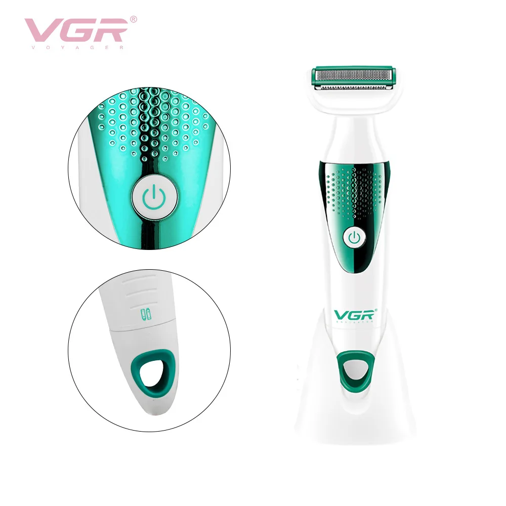 VGR 720 Personal Care Shaver, Depiladora Curved Net, Aparelhos Laváveis do Corpo, Lavagem de Sobrancelha, Massagem Facial, Barbear Nariz, V720, 5 em 1