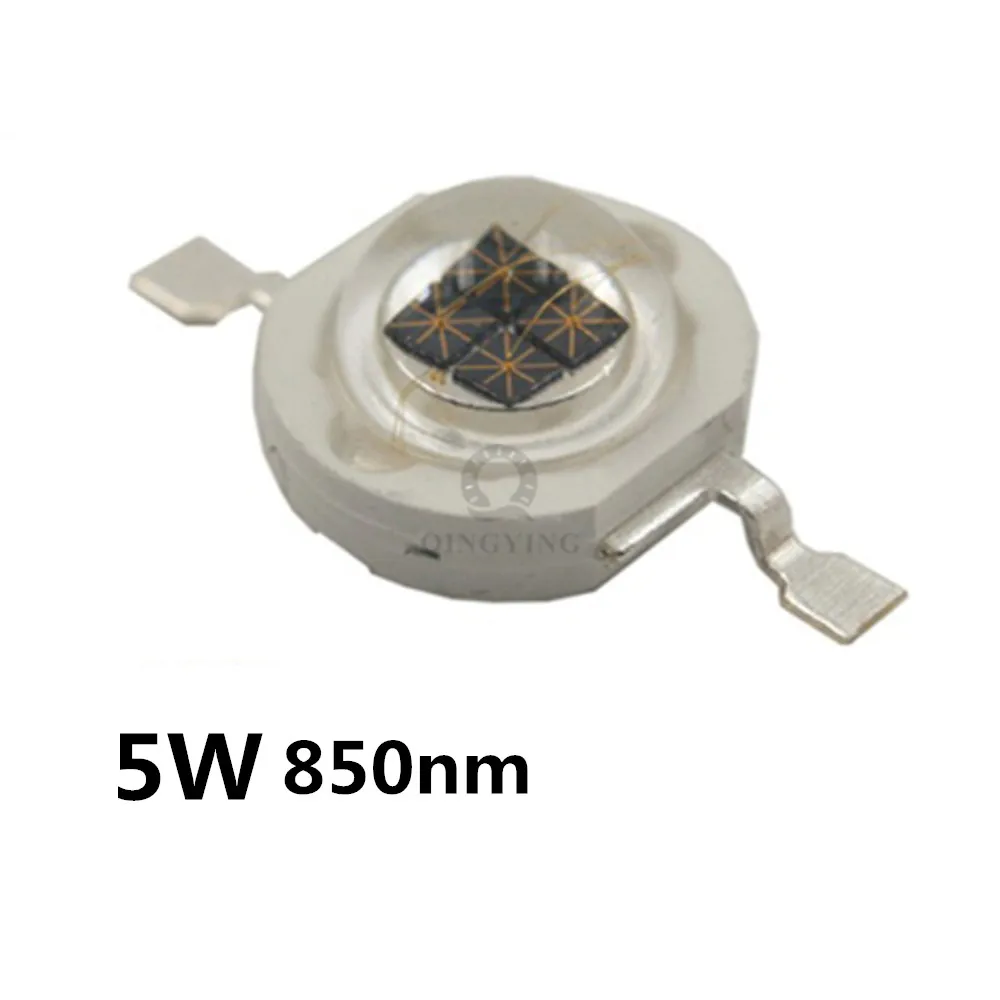 3W 5W Infrared IR High Power LEDs Emitter CCTV Camera IR Diode for Security Black LEDs 850nm 940nm 3W 700mA