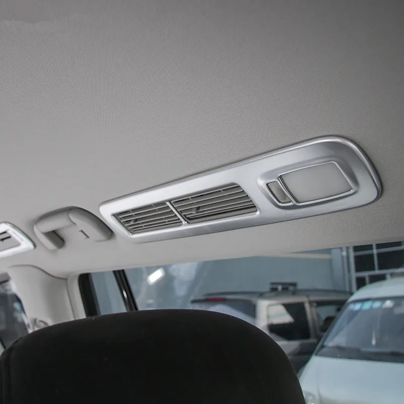 ABS Car Interior Upper Air Conditioning Outlet Decoration Frame Cover For Nissan Patrol 2017 Up Car Styling