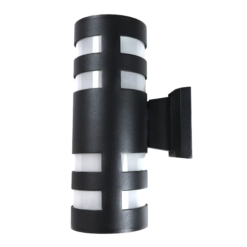 

6W 12W E27 Base LED Wall Lamp Indoor Outdoor Waterproof Aluminum and Glass Double Head Bedroom Garden Corridor Porch Wall Lights